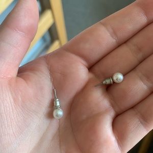 Pearl earrings